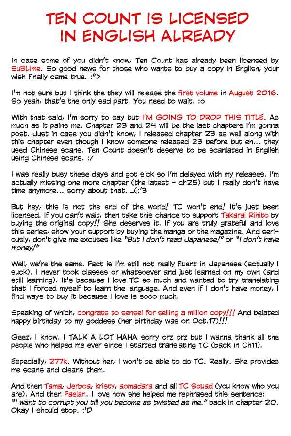 Page 1 Chapter 24 Ten Count