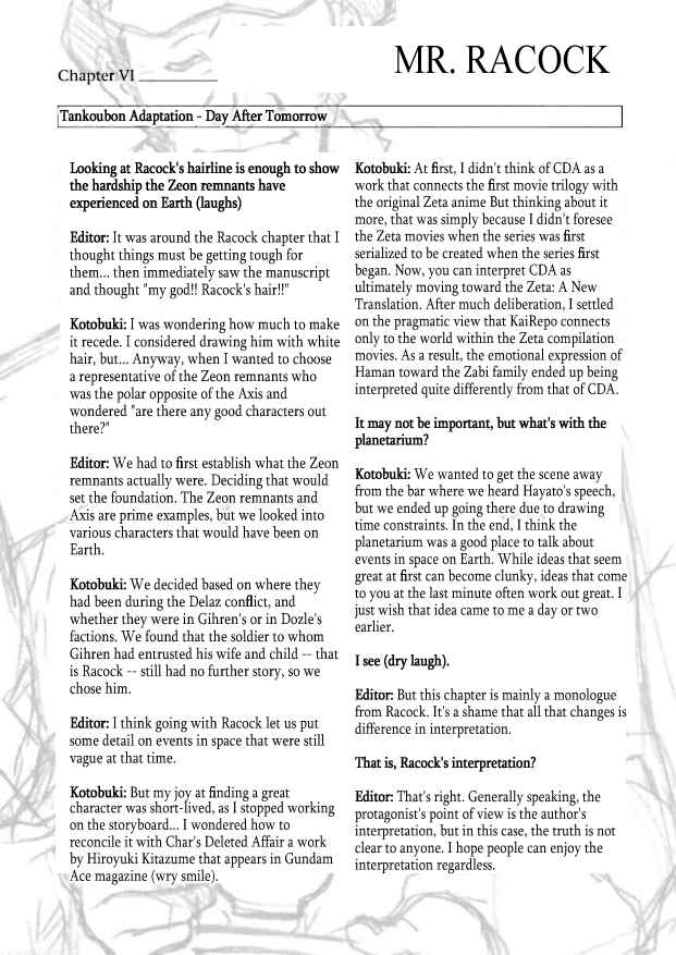 Page 20 Chapter 14 Mobile Suit Zeta Gundam: Day After Tomorrow - From Kai Shidens Report
