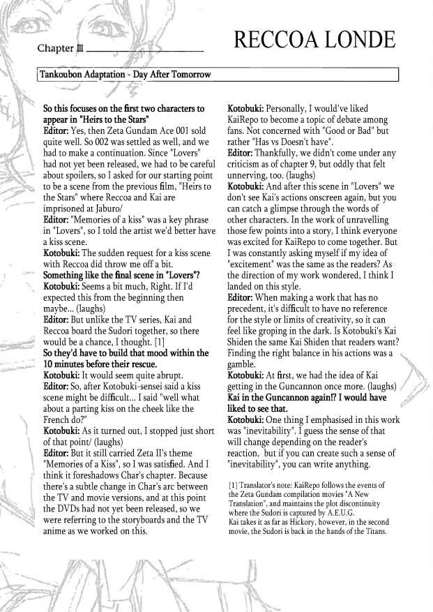 Page 19 Chapter 2 Mobile Suit Zeta Gundam: Day After Tomorrow - From Kai Shidens Report
