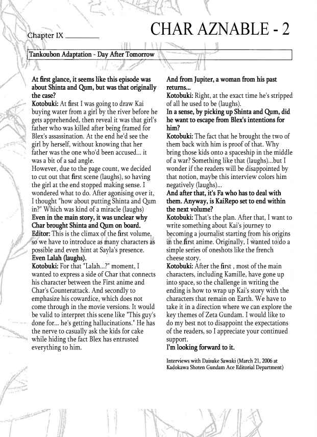 Page 20 Chapter 8 Mobile Suit Zeta Gundam: Day After Tomorrow - From Kai Shidens Report