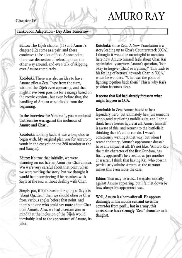 Page 19 Chapter 12 Mobile Suit Zeta Gundam: Day After Tomorrow - From Kai Shidens Report
