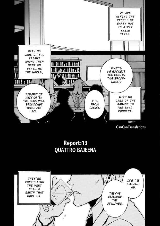 Page 1 Chapter 13 Mobile Suit Zeta Gundam: Day After Tomorrow - From Kai Shidens Report