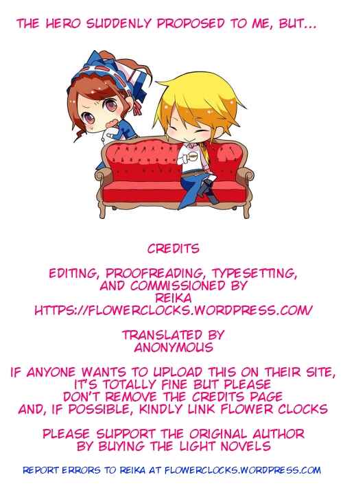 Page 1 Chapter 6 Yuusha-sama ni Ikinari Kyuukon sareta no desu ga