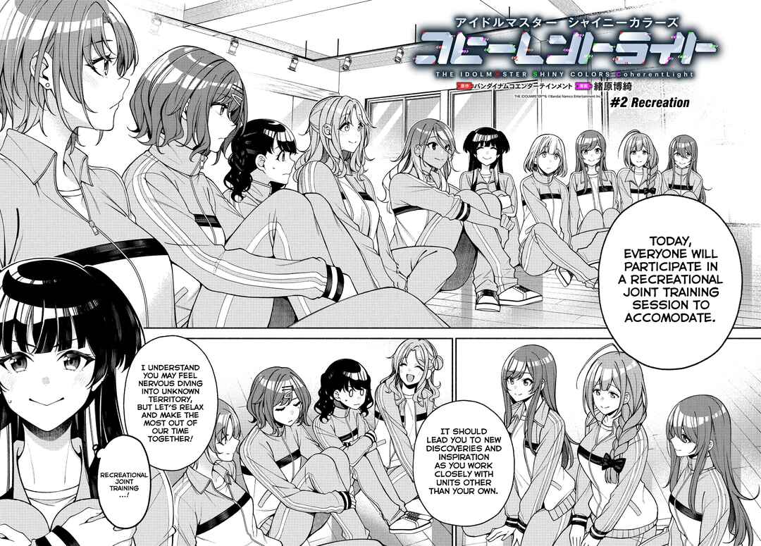Page 2 Chapter 2 THE iDOLM@STER: Shiny Colors - Coherent Light