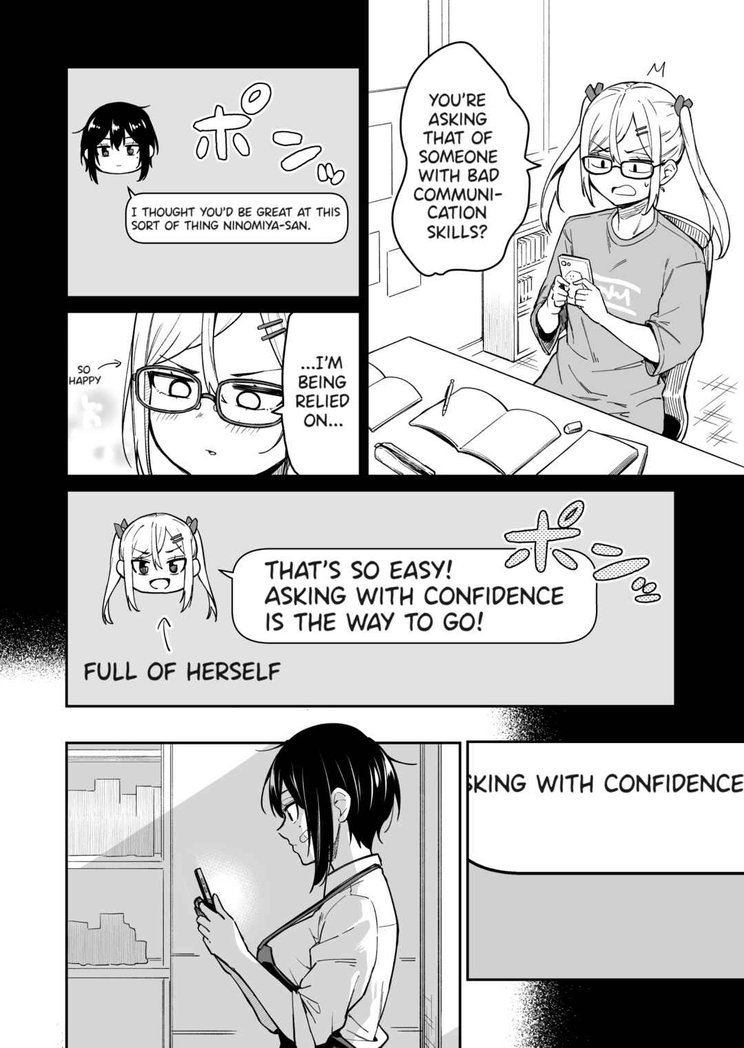 Page 4 Chapter 13 Cutting Her Hair After Finding out That the Person She Likes, Likes Short Cuts