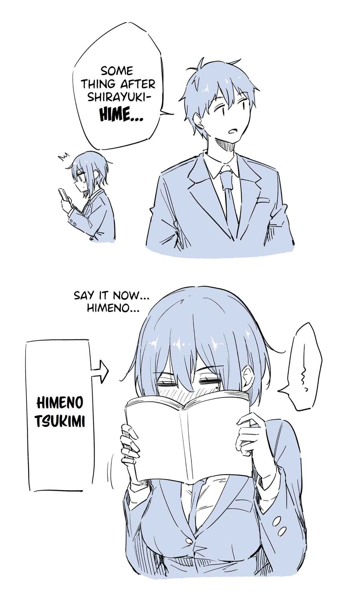 Page 1 Chapter 10.5 Cutting Her Hair After Finding out That the Person She Likes, Likes Short Cuts