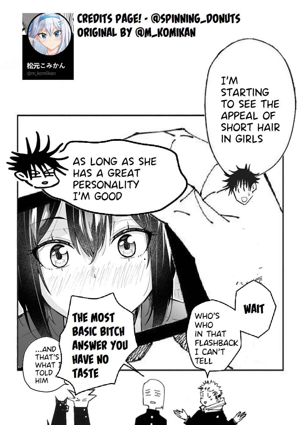 Page 5 Chapter 7 Cutting Her Hair After Finding out That the Person She Likes, Likes Short Cuts