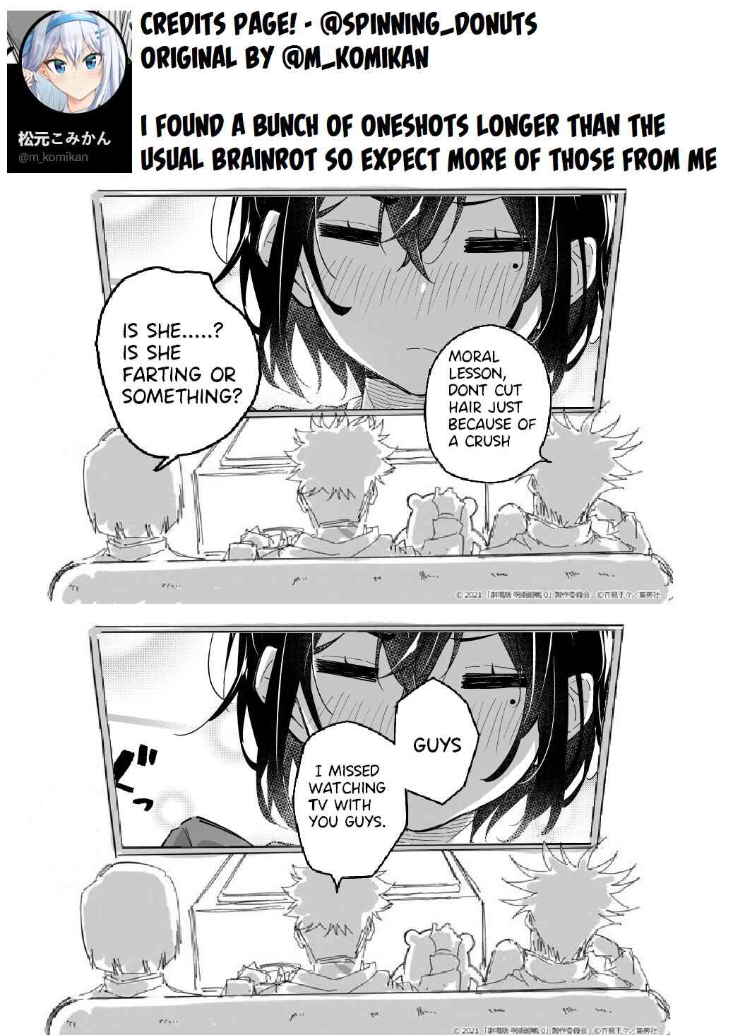 Page 5 Chapter 1 Cutting Her Hair After Finding out That the Person She Likes, Likes Short Cuts