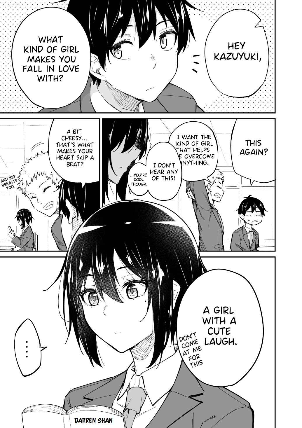 Page 1 Chapter 3 Cutting Her Hair After Finding out That the Person She Likes, Likes Short Cuts