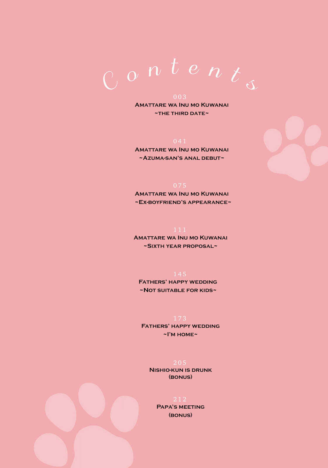 Page 6 Chapter 1 Amattare wa Inu mo Kuwanai