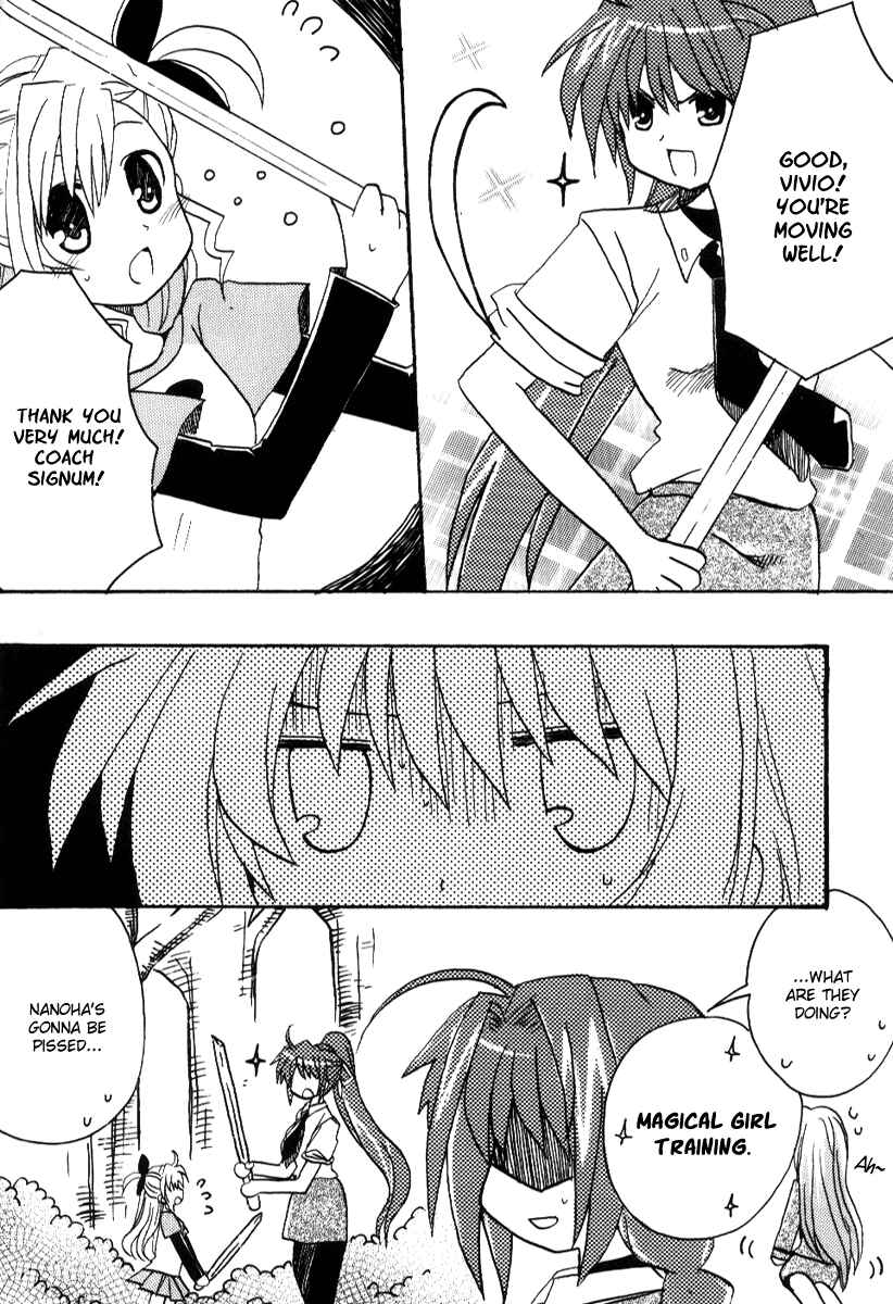 Page 14 Chapter Unknown_3d0d Mahou Shoujo Lyrical Nanoha - Yappari Kimi ga Suki! (Doujinshi)