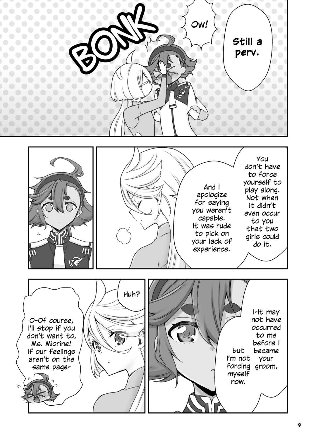 Page 8 Chapter Unknown_dc85 Mobile Suit Gundam: The Witch from Mercury - Mayonaka no Majo (Doujinshi)
