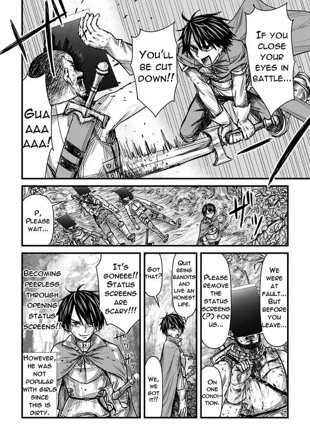 Page 4 Chapter Unknown_52b2 A Man Who Goes to Another World Only Receiving the Skill to Open a Status Screen