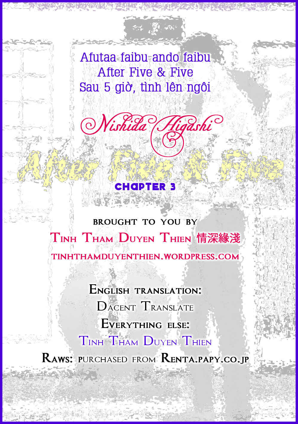Page 1 Chapter 3 After Five & Five