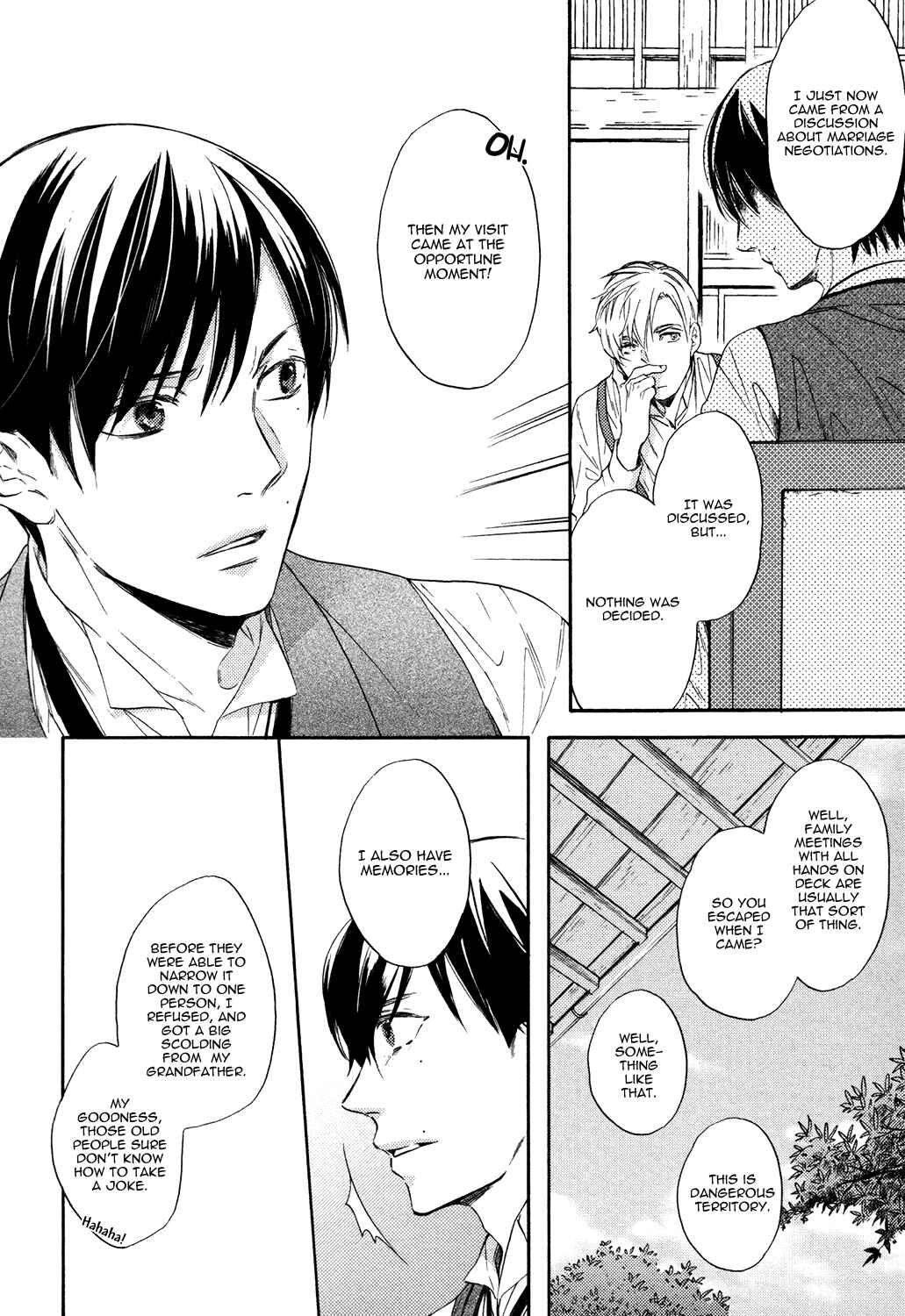 Page 14 Chapter 2 Kageri ni Komorebi, Sore Kara Midori