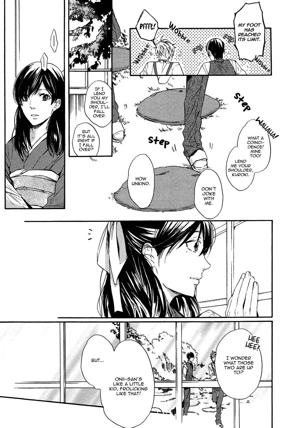 Page 23 Chapter 2 Kageri ni Komorebi, Sore Kara Midori