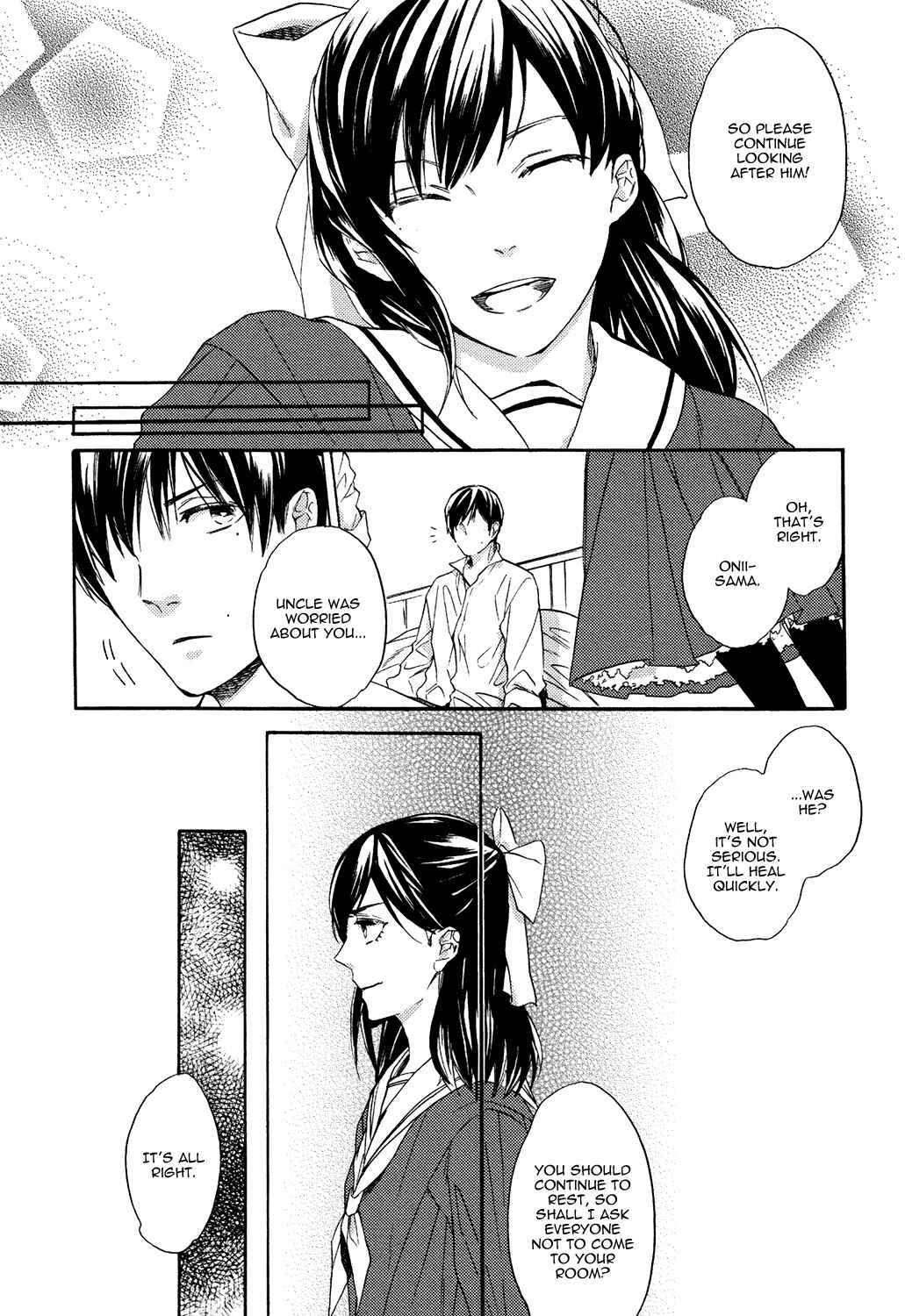 Page 28 Chapter 2 Kageri ni Komorebi, Sore Kara Midori