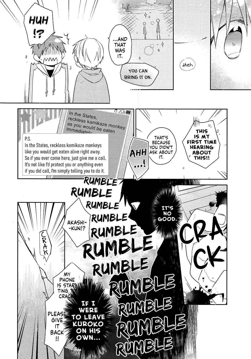 Page 12 Chapter Unknown_5d13 Kuroko no Basket - Kore Kara mo Yoroshiku (Doujinshi)