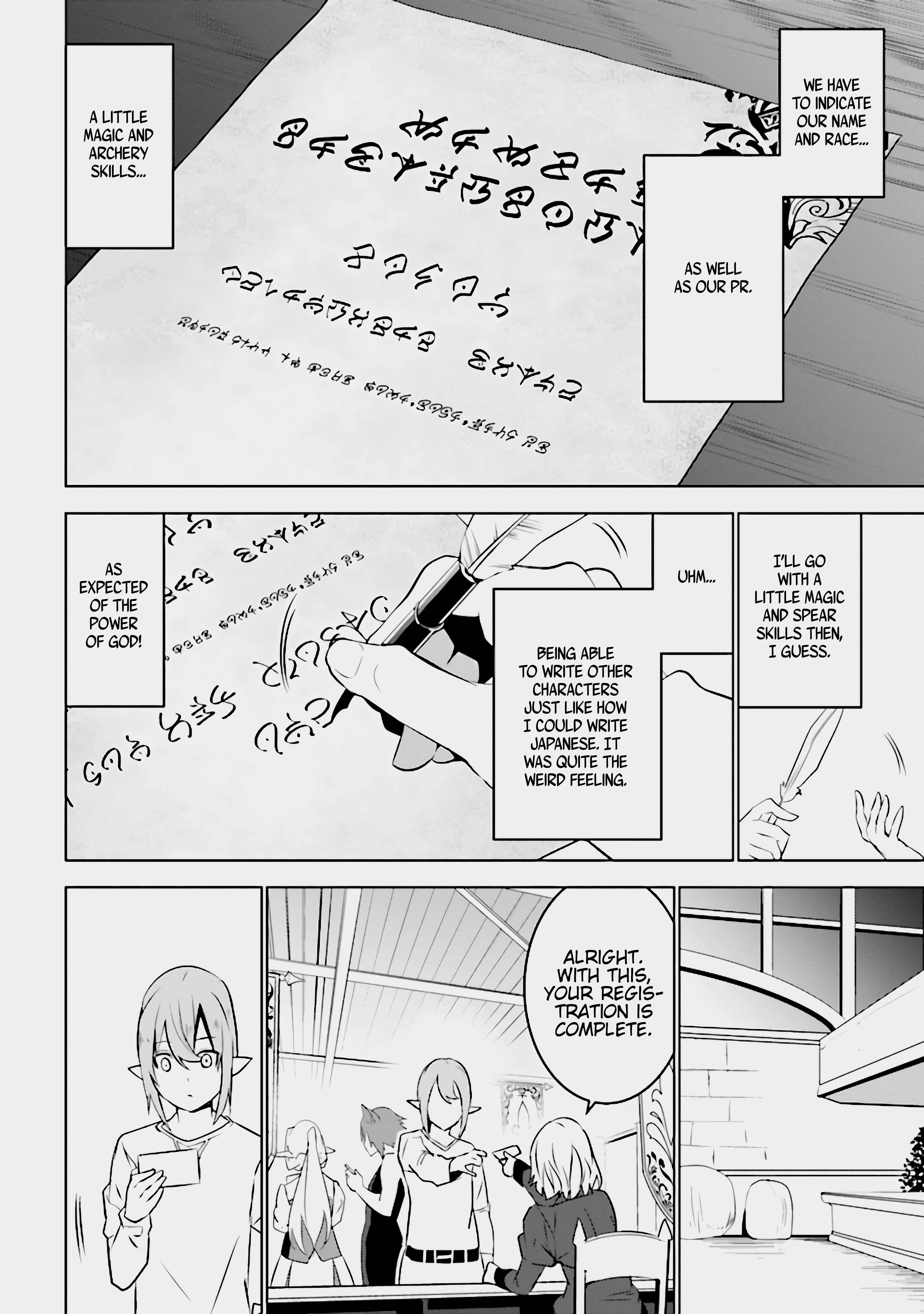 Page 9 Chapter 4.1 Isekai Teni, Jirai Tsuki.