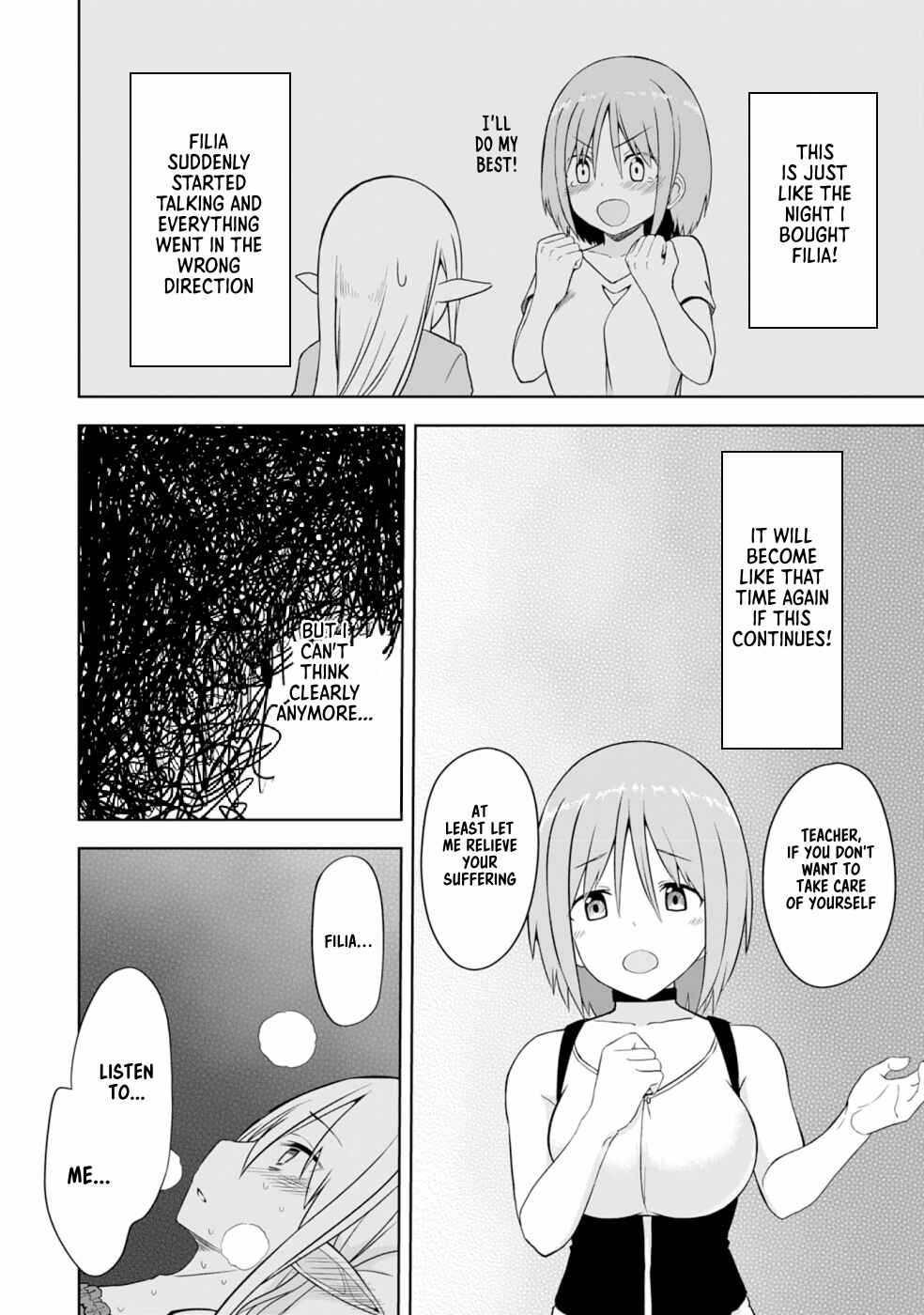 Page 21 Chapter 4 Eroi Koto Suru Tame ni Kyonyuu Bishoujo Dorei wo Katta Hazu ga, Oshishou-sama to Shitawa Rete Omotta Toori ni Ikanaku Naru Hanashi