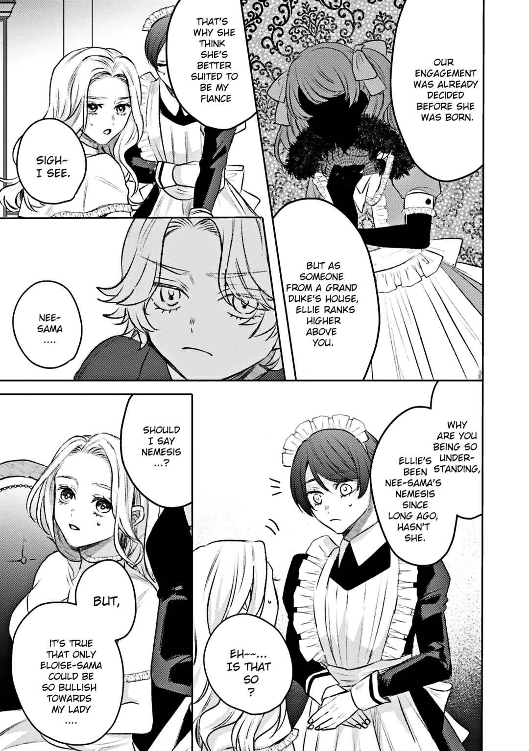 Page 10 Chapter 5 Ko, Konna Ikemen ga Watashi no Osananajimi de Konyakusha Desutte? Sasuga Akuyaku Reijou, Sore Kurai no Utsuwa Janakereba Konna Taiyaku Tsutomaranai Wa