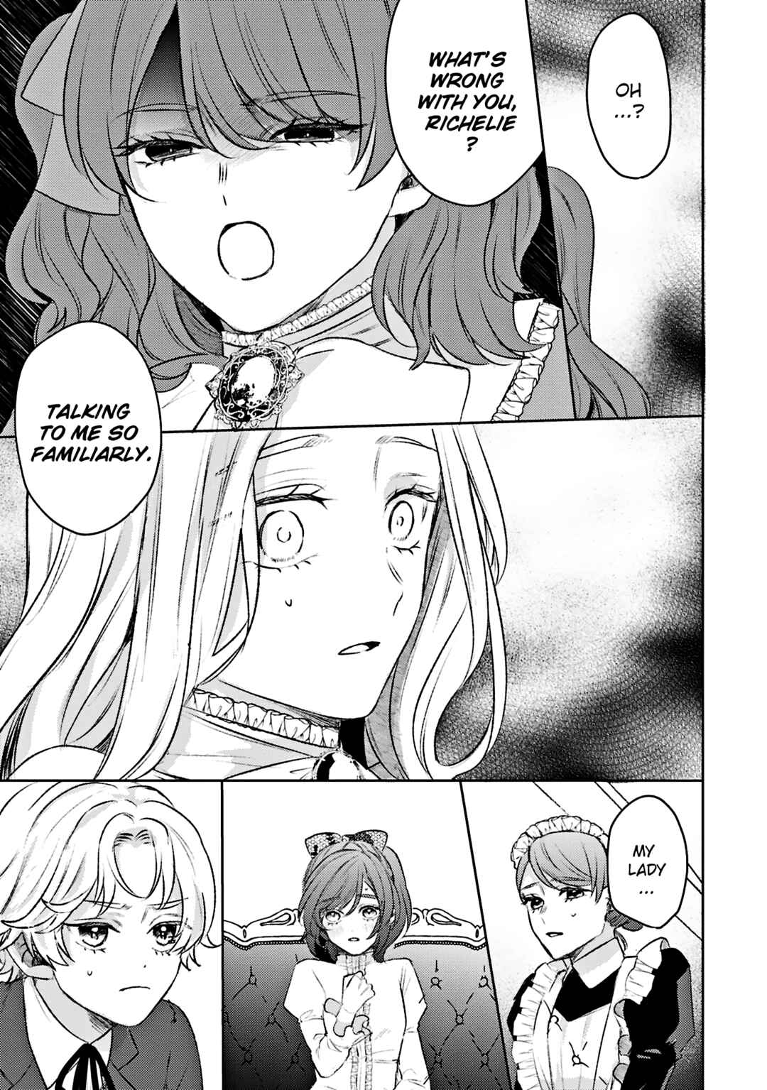Page 14 Chapter 5 Ko, Konna Ikemen ga Watashi no Osananajimi de Konyakusha Desutte? Sasuga Akuyaku Reijou, Sore Kurai no Utsuwa Janakereba Konna Taiyaku Tsutomaranai Wa