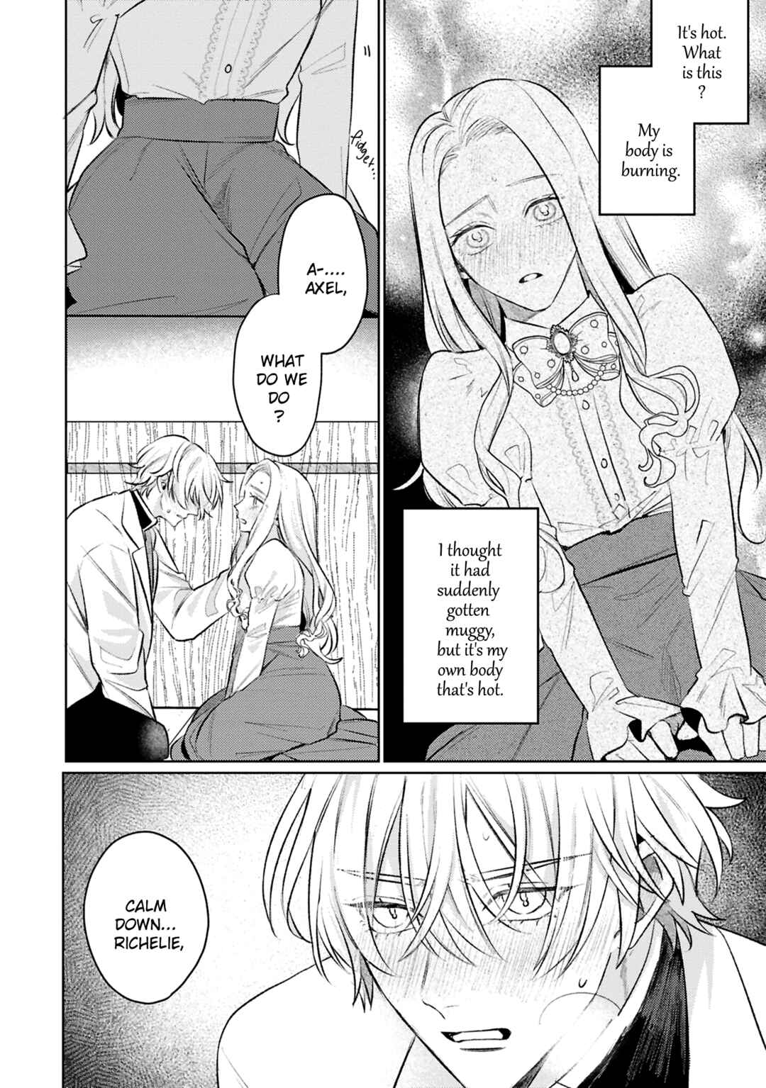 Page 4 Chapter 12 Ko, Konna Ikemen ga Watashi no Osananajimi de Konyakusha Desutte? Sasuga Akuyaku Reijou, Sore Kurai no Utsuwa Janakereba Konna Taiyaku Tsutomaranai Wa