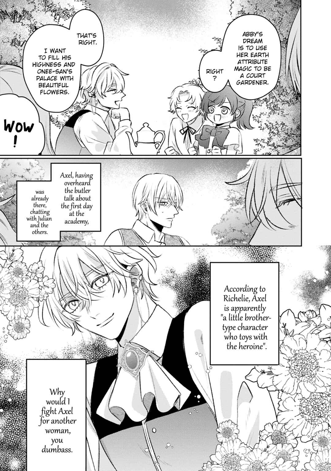 Page 15 Chapter 9 Ko, Konna Ikemen ga Watashi no Osananajimi de Konyakusha Desutte? Sasuga Akuyaku Reijou, Sore Kurai no Utsuwa Janakereba Konna Taiyaku Tsutomaranai Wa