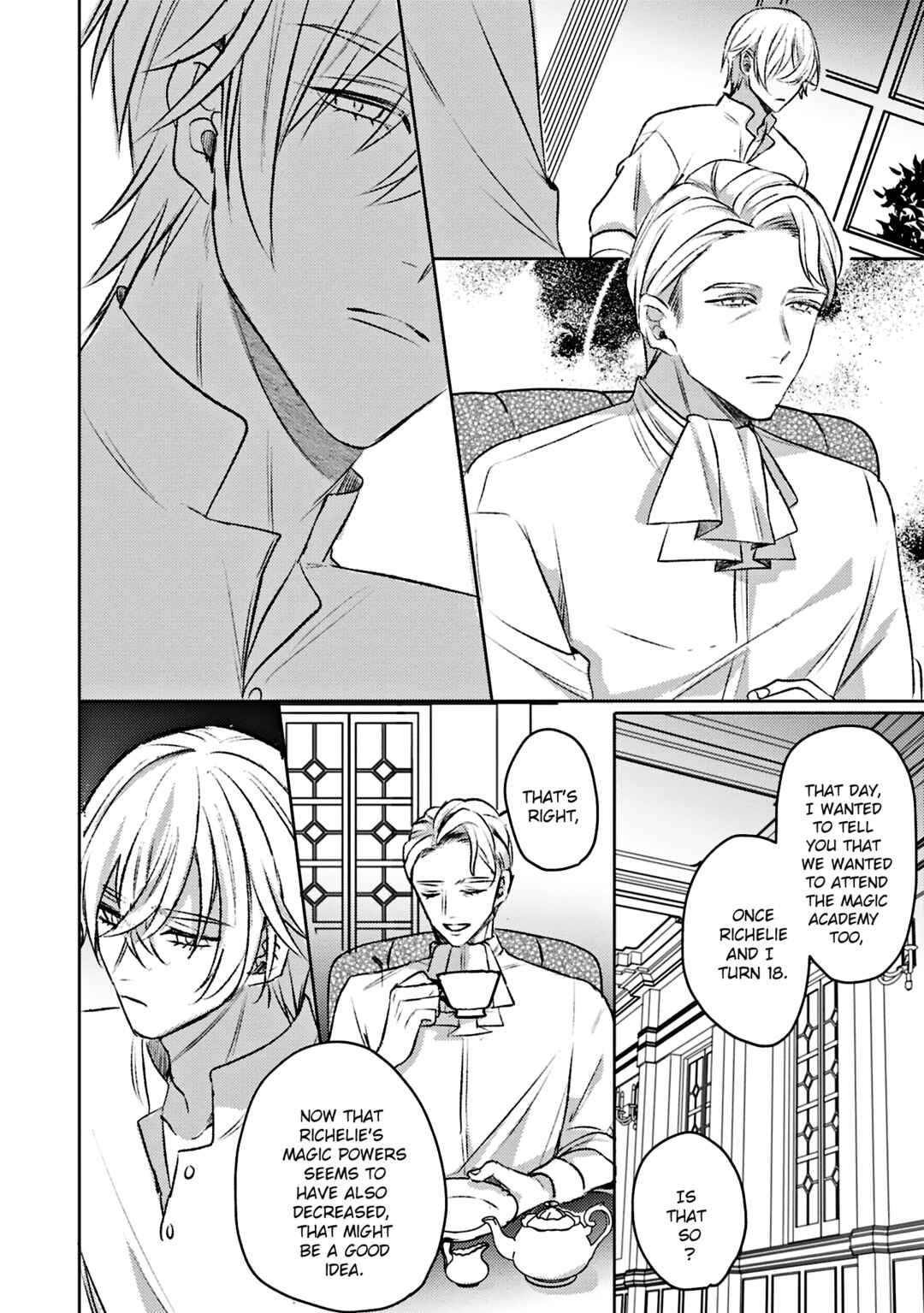 Page 12 Chapter 4 Ko, Konna Ikemen ga Watashi no Osananajimi de Konyakusha Desutte? Sasuga Akuyaku Reijou, Sore Kurai no Utsuwa Janakereba Konna Taiyaku Tsutomaranai Wa