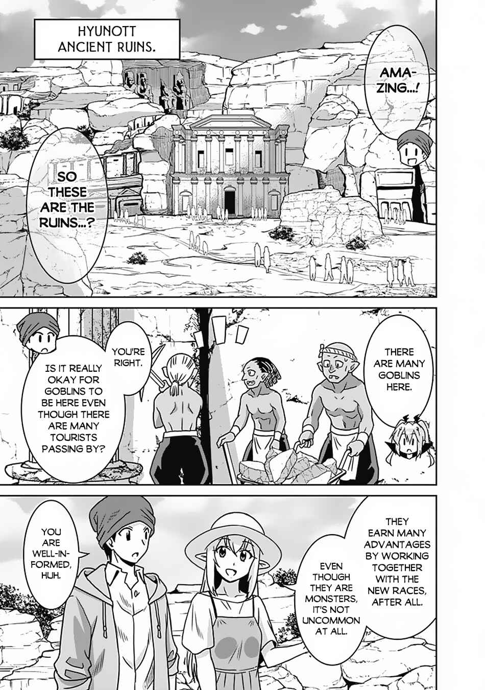 Page 12 Chapter 54 Saikyou no Shuzoku ga Ningen Datta Ken