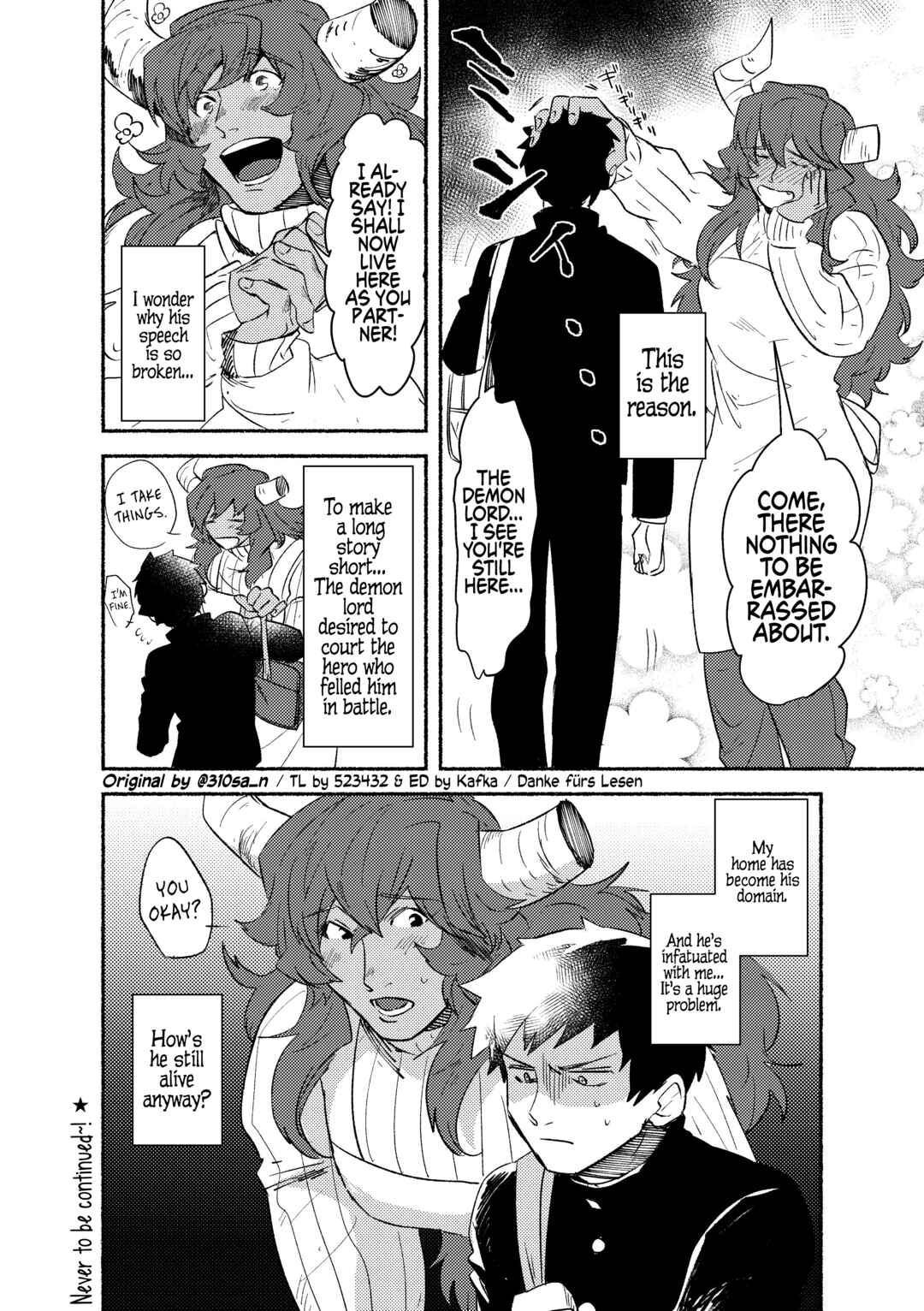 Page 4 Chapter 1 The Ex-Hero High-Schooler and the Ex-Demon King Househusband (Pre-Serialization)