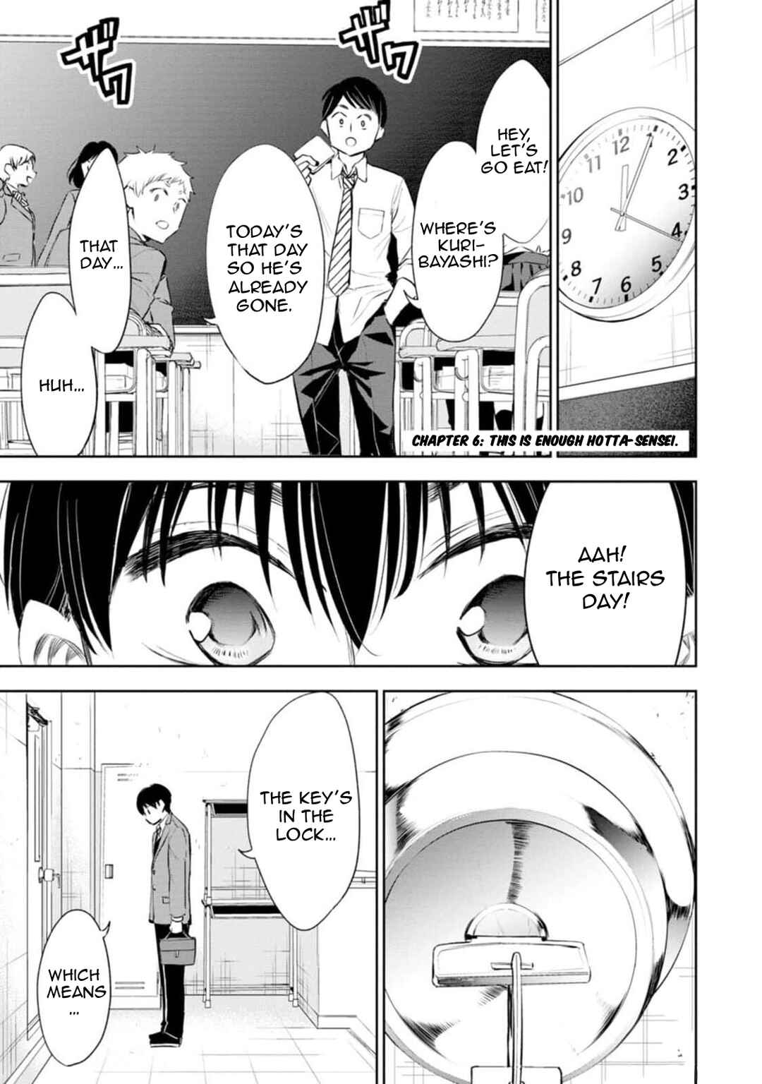 Page 1 Chapter 6 Darashinai desu, Hotta-sensei!