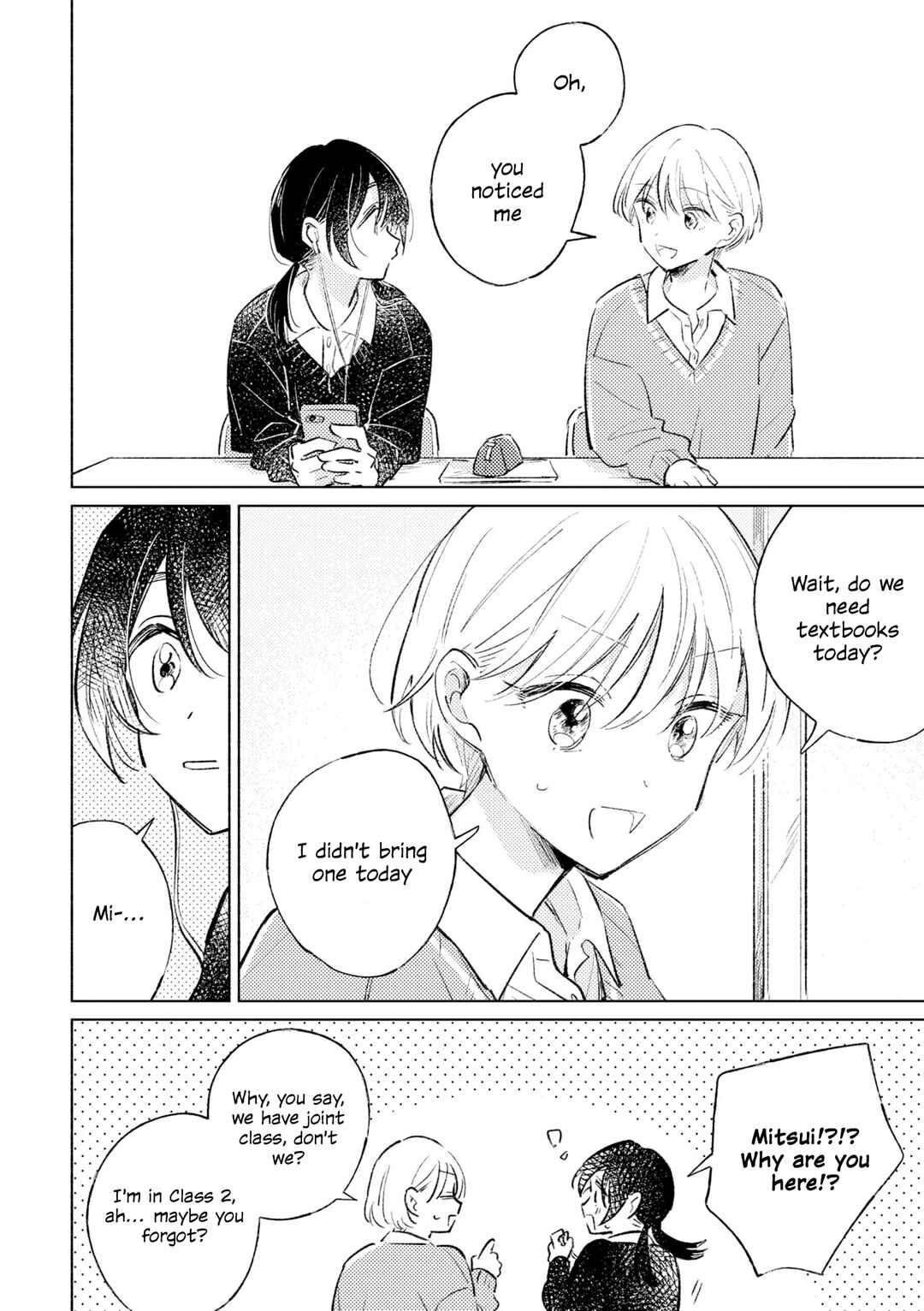 Page 14 Chapter 3 Tonari no Seki ga Sukina Hito Datta Gakusei Yuri Anthology