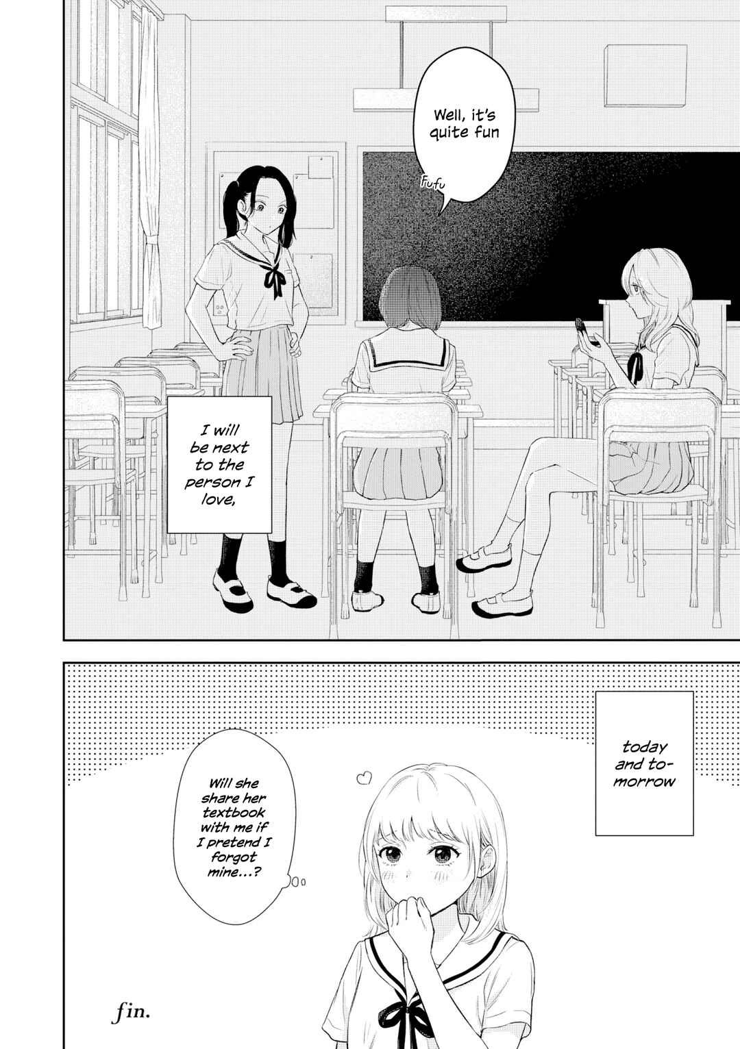 Page 20 Chapter 5 Tonari no Seki ga Sukina Hito Datta Gakusei Yuri Anthology