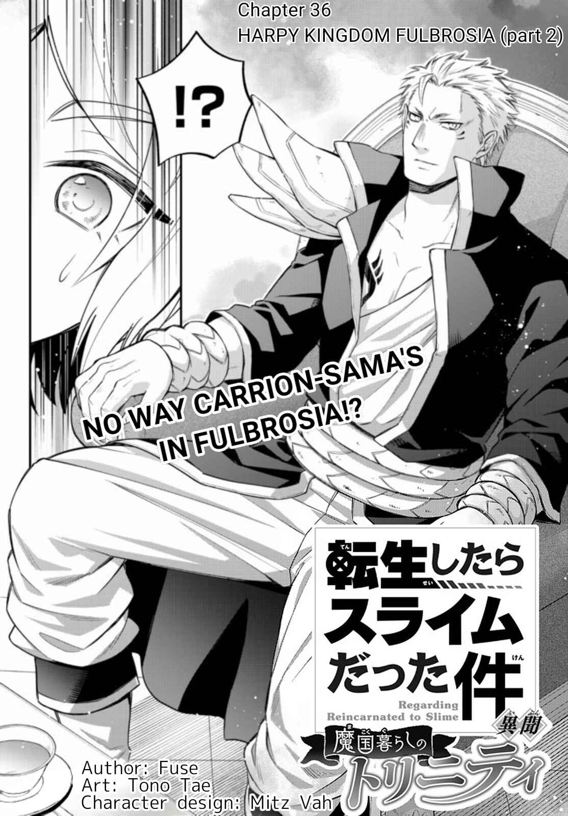 Page 1 Chapter 36 Tensei Shitara Slime Datta Ken: Ibun - Makoku Kurashi no Trinity
