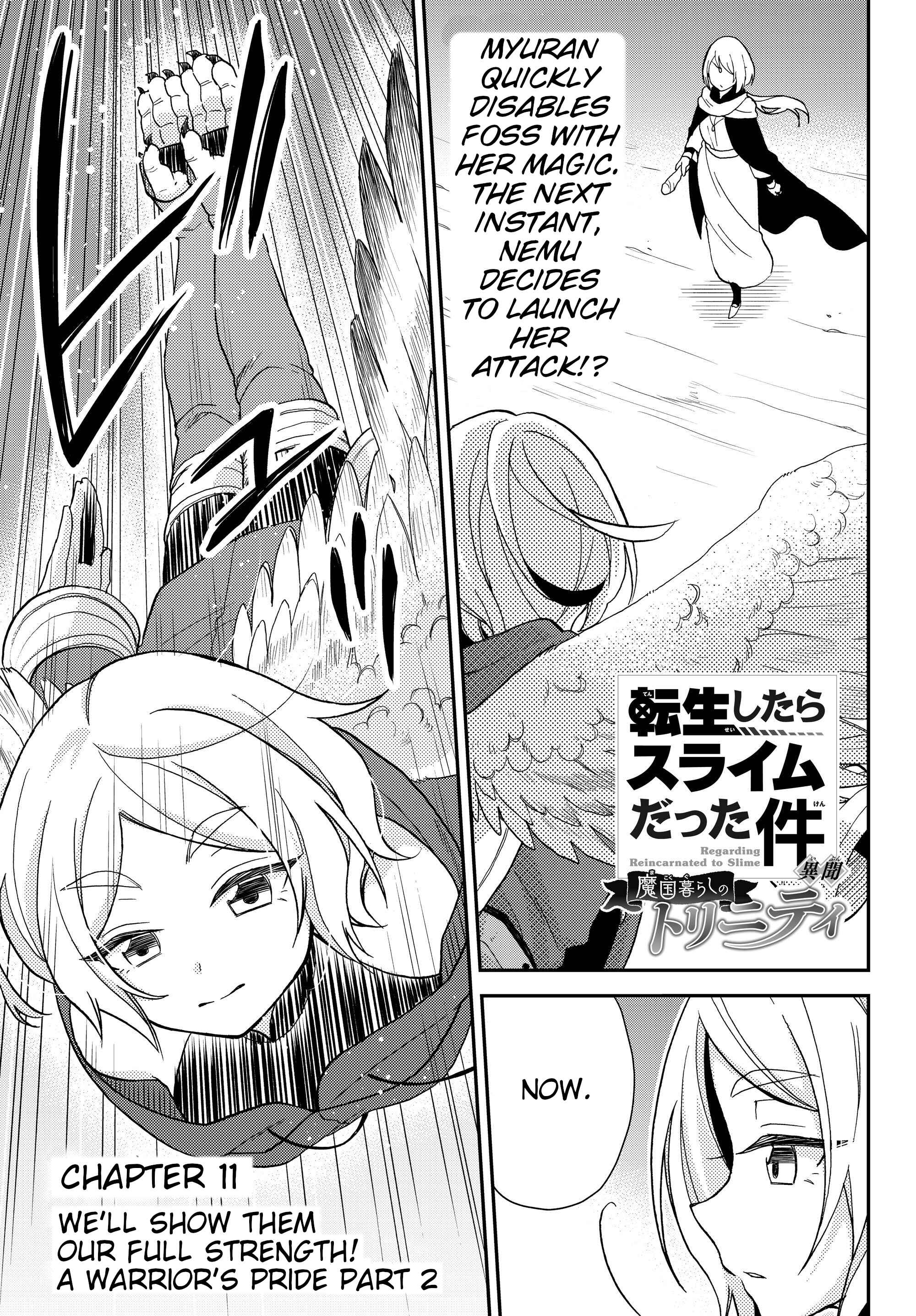 Page 1 Chapter 11 Tensei Shitara Slime Datta Ken: Ibun - Makoku Kurashi no Trinity
