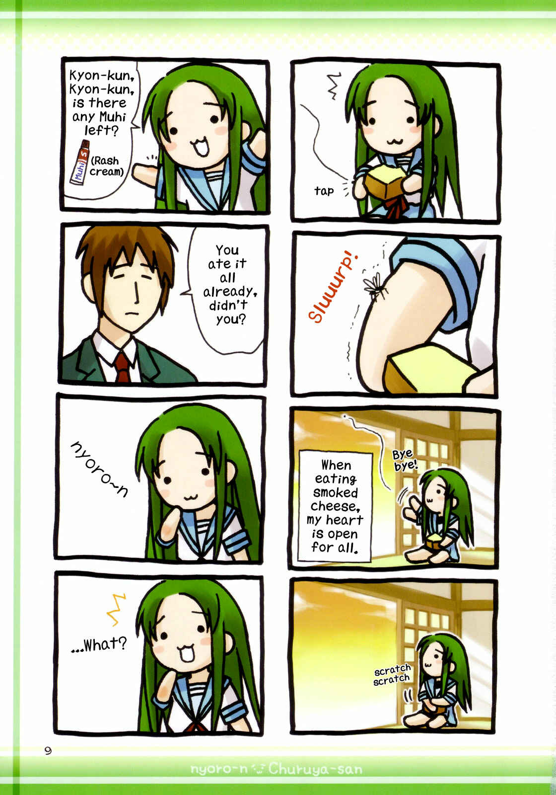 Page 8 Chapter Unknown_01dc Suzumiya Haruhi no Yuuutsu - Nyoro-n Churuya-san (Doujinshi)