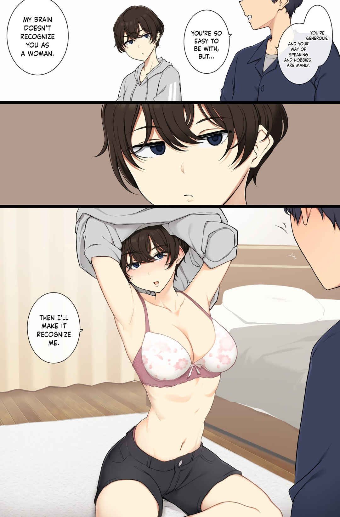 Page 3 Chapter Unknown_6613 Onnanoko Atsukai Shinai to Mesu Dearu Koto o Wakarasetekuru Boyish Joshi