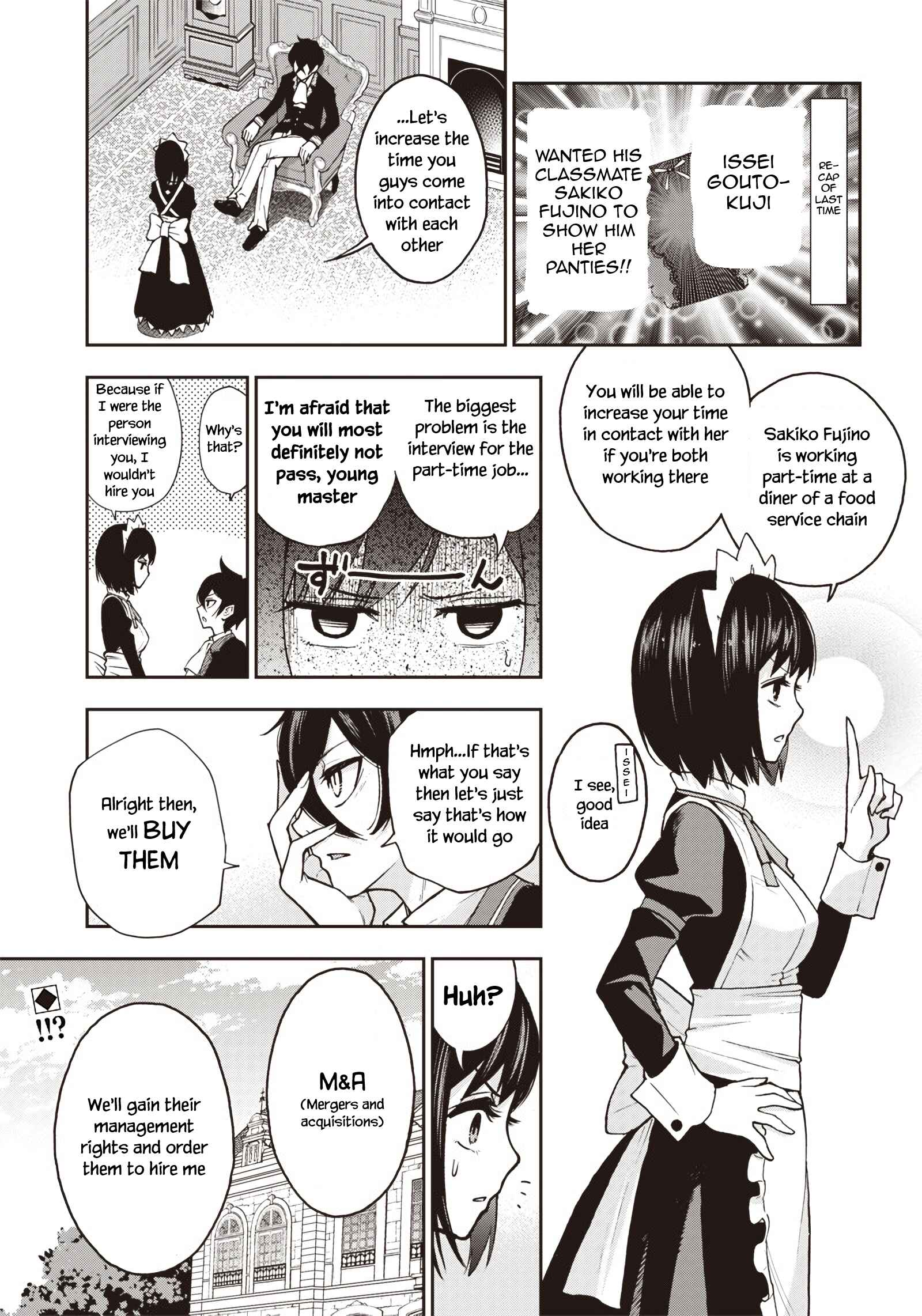 Page 1 Chapter 3 Iya na Kao Sarenagara Opantsu Misete Moraitai: Yo wa Pantsu ga Mitai zo