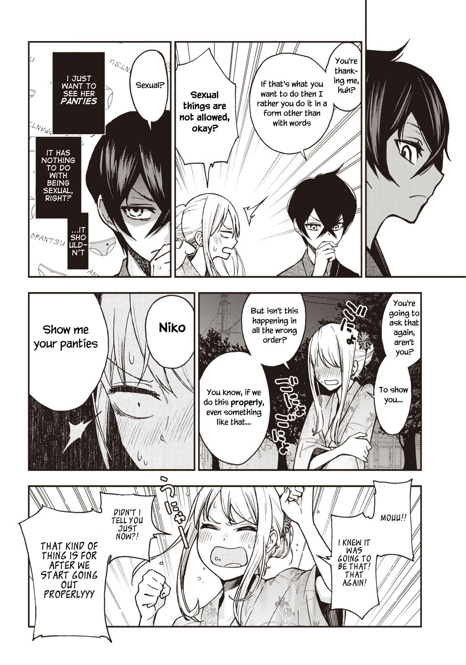Page 11 Chapter 4 Iya na Kao Sarenagara Opantsu Misete Moraitai: Yo wa Pantsu ga Mitai zo