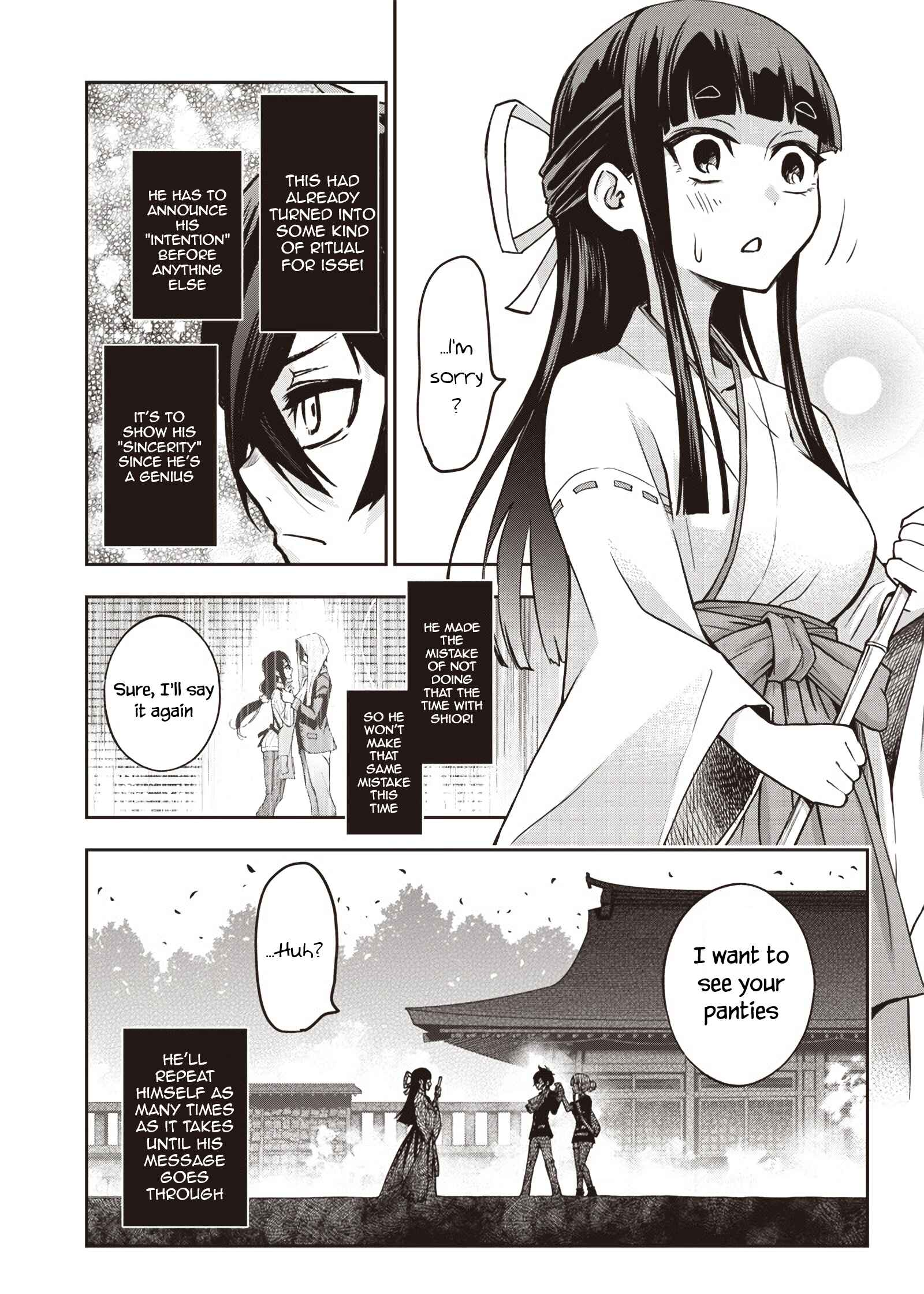 Page 8 Chapter 15 Iya na Kao Sarenagara Opantsu Misete Moraitai: Yo wa Pantsu ga Mitai zo