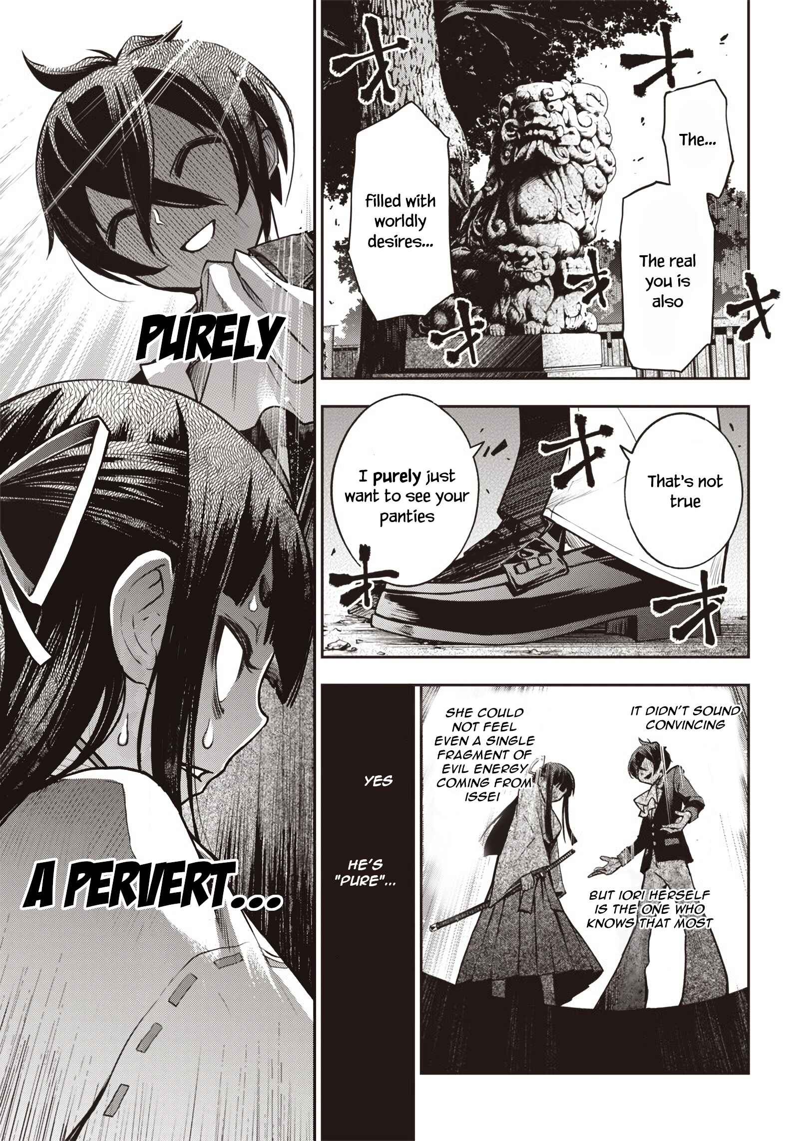 Page 12 Chapter 21 Iya na Kao Sarenagara Opantsu Misete Moraitai: Yo wa Pantsu ga Mitai zo