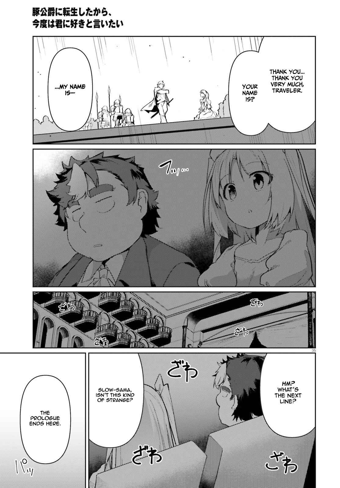 Page 36 Chapter 20 Buta Koushaku ni Tensei Shitakara, Kondo wa Kimi ni Suki to Iitai