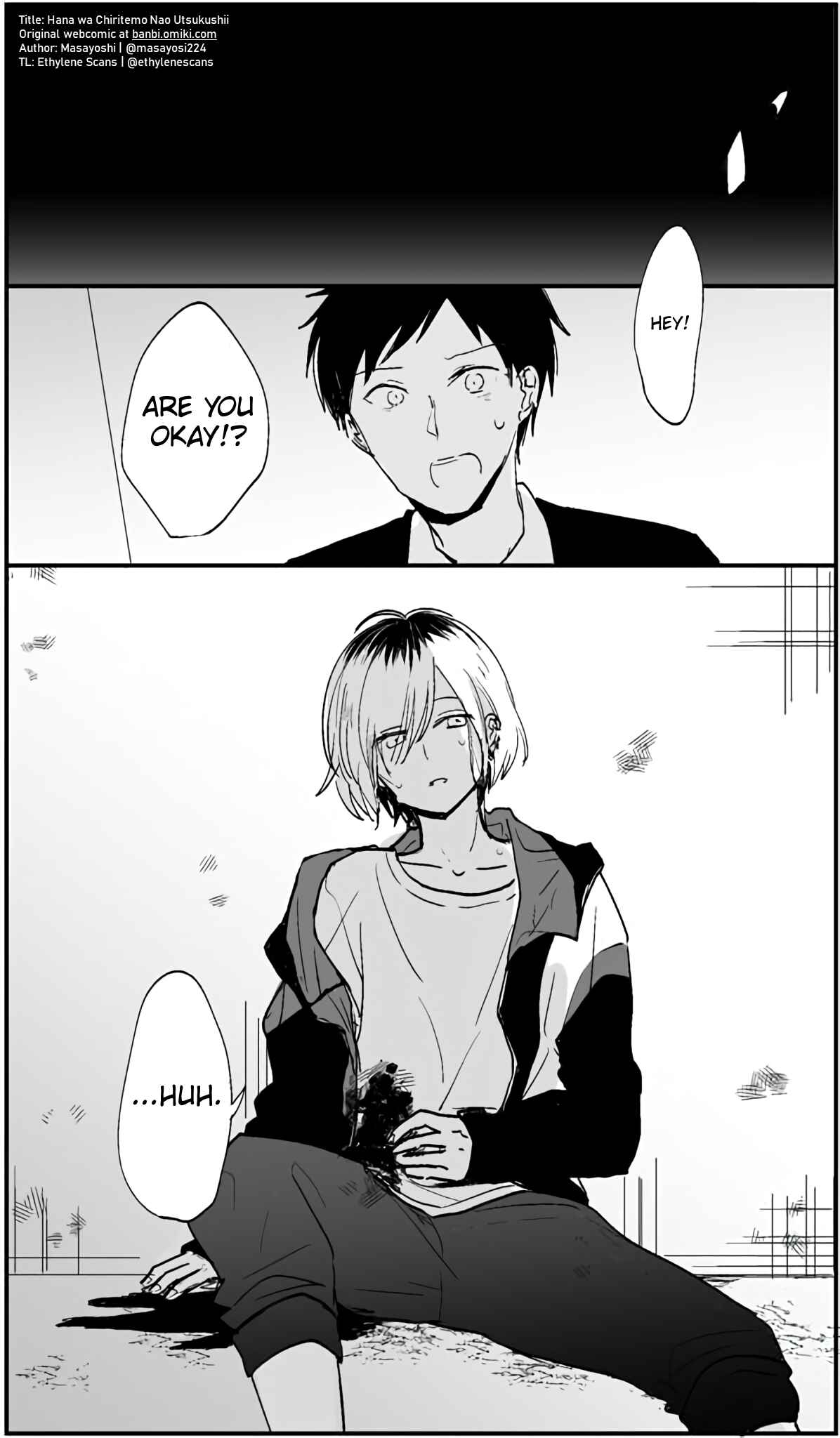Page 1 Chapter 0.1 The Blossoms Are Still Beautiful Even If They Fall