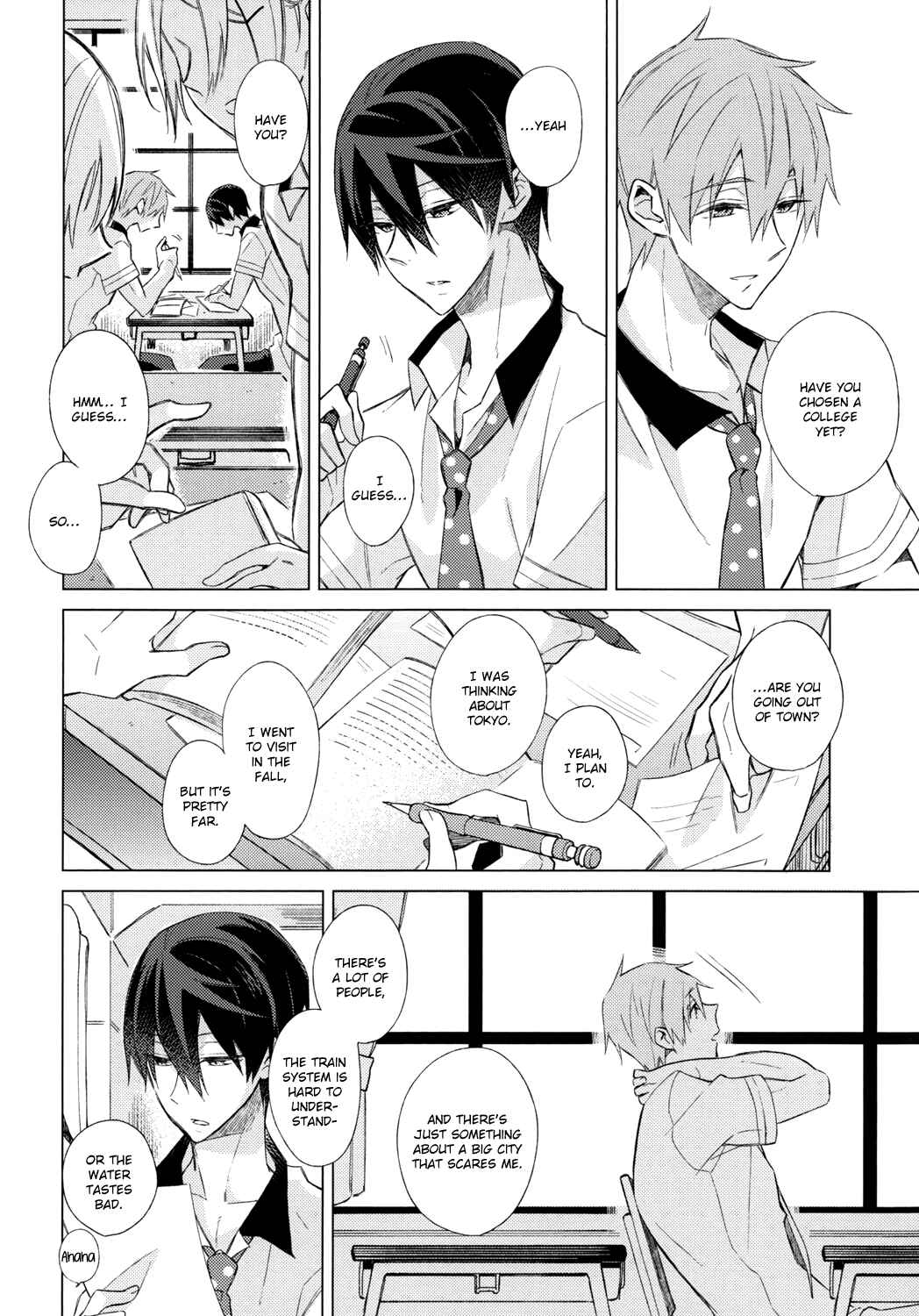 Page 10 Chapter 1 Free! - For the Farewell That Will Come (Doujinshi)