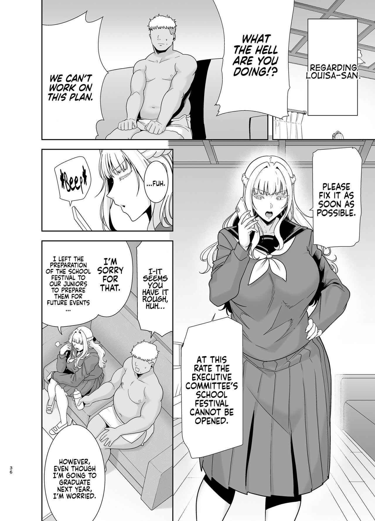Page 35 Chapter 5 Seika Jogakuin Koutoubu Kounin Sao-ojisan