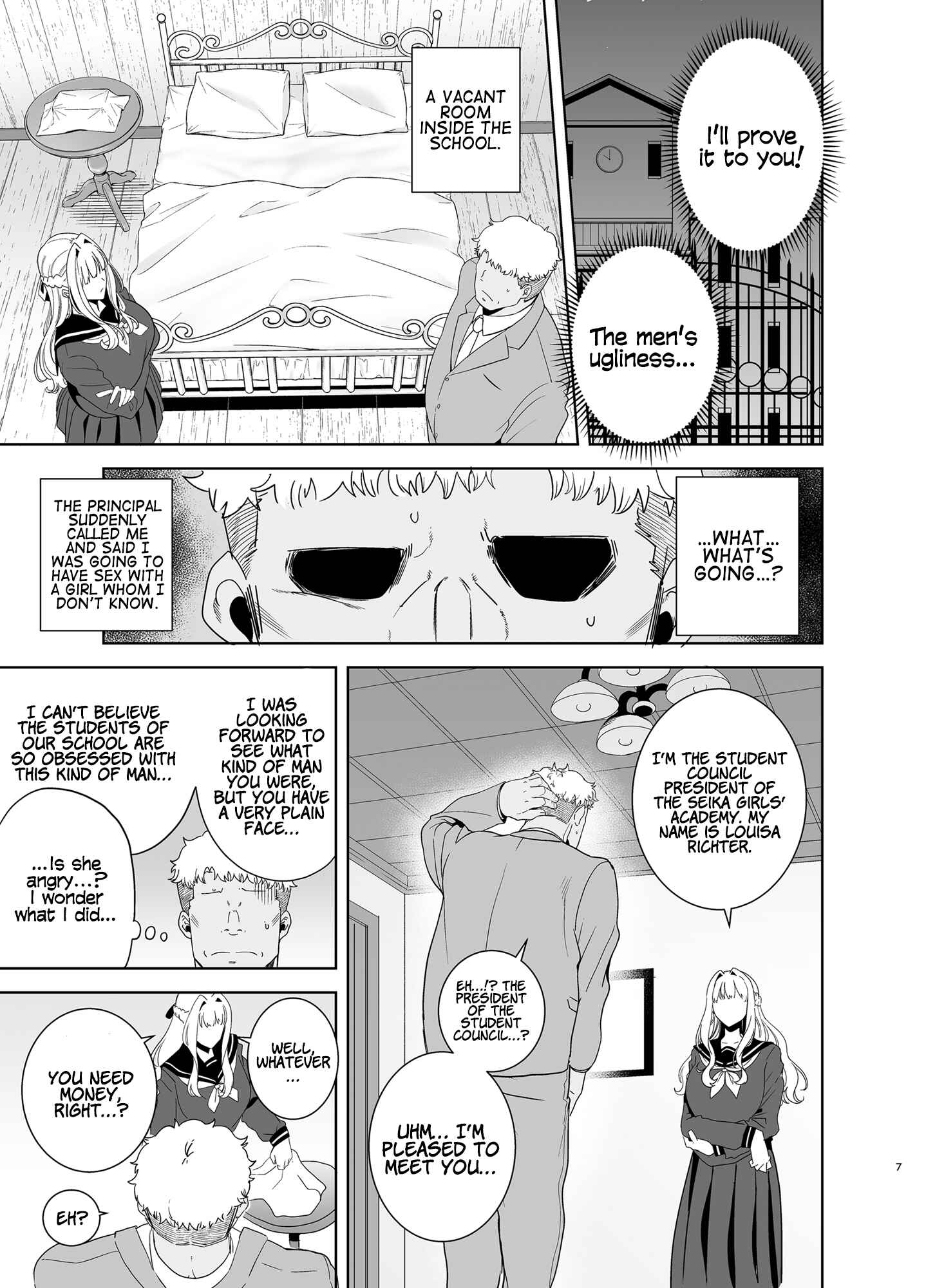 Page 6 Chapter 4 Seika Jogakuin Koutoubu Kounin Sao-ojisan