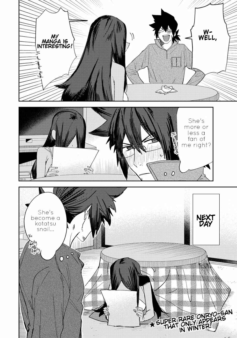 Page 4 Chapter 21 Urenai Mangaka to Sewayaki no Onryou-san