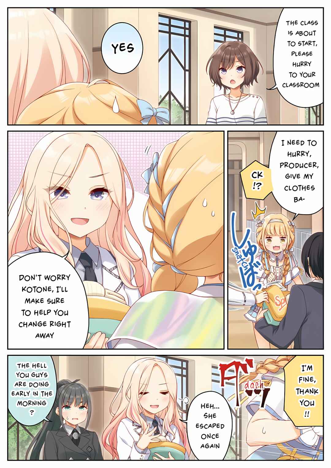 Page 8 Chapter 7 Gakuen Idolm@ster - P ga P Shitemasu (Doujinshi)