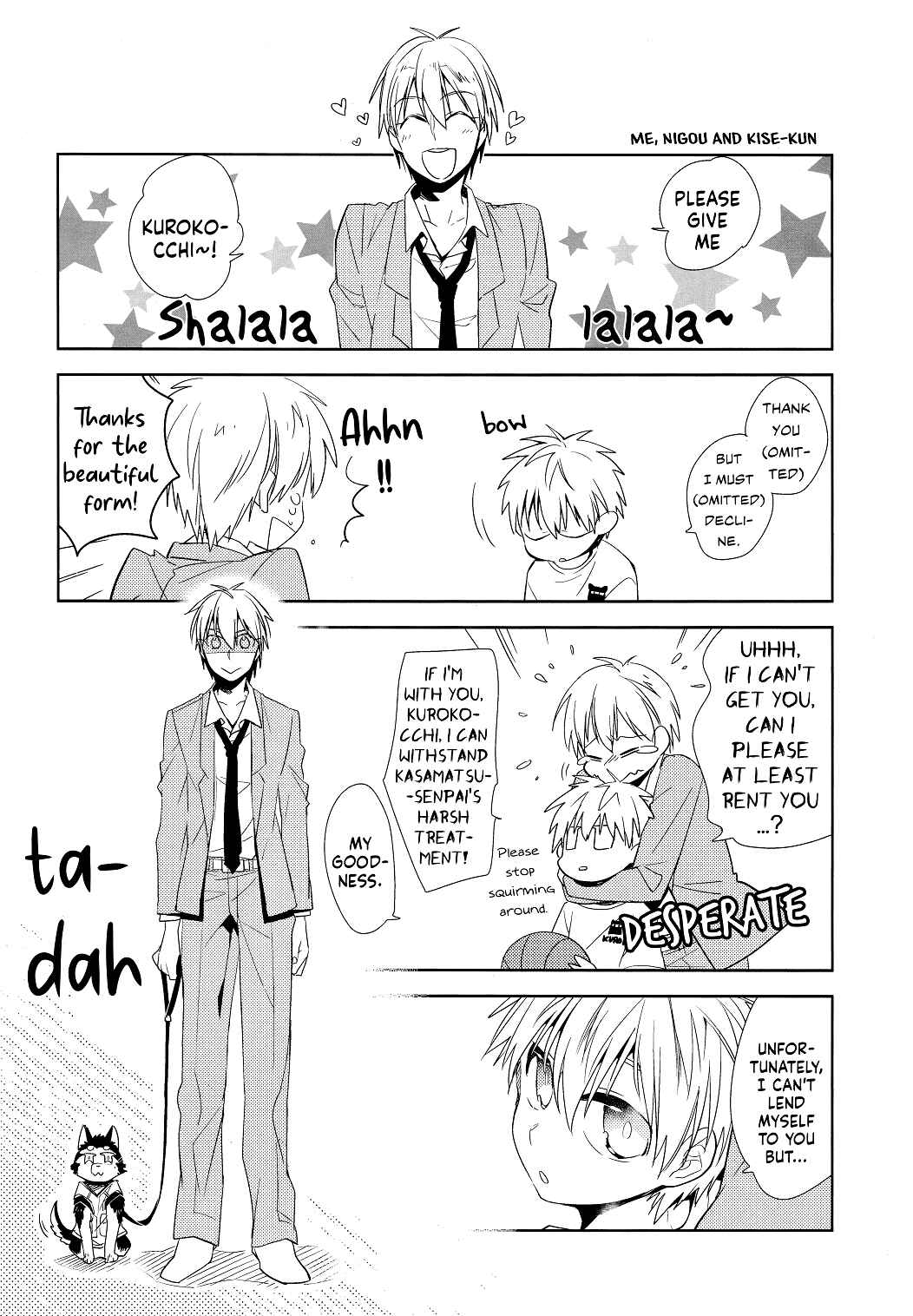 Page 8 Chapter Unknown_c240 Kuroko no Basket - Boku to Nigou no Konna Nichijou (Doujinshi)